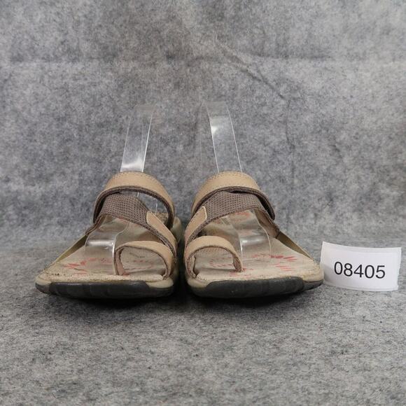 Columbia Shoes Womens 6 Sandals Casual Outdoor Active Sport Toe Ring Leather Tan - Picture 3 of 12